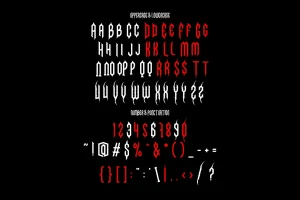 Necrovoid – Heavy Metal Font
