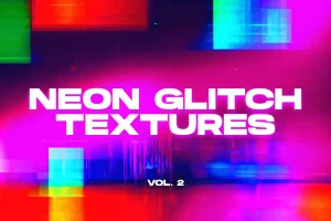 Neon Glitch Textures VOL. 2
