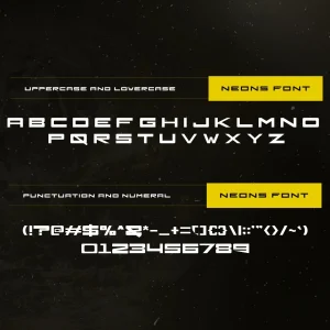 Neons – A Futuristic Font