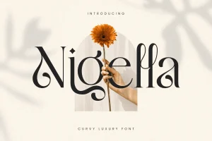 Nigella – Curvy Luxury Font