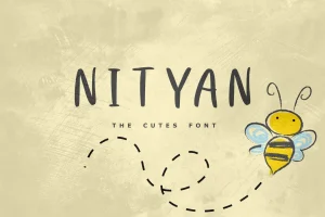 Nityan – The Cutes Font