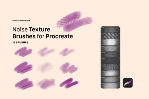 Noise Procreate Retro Brushes