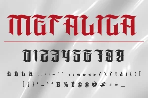 Nokrusa – Gothic Blackletter Font