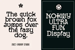 Nokwy – Ultra Fun Display Font
