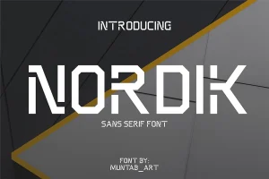 Nordik | Future Font