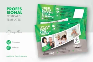 Nursing Home Postcard Templates