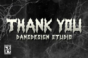 Obscure Metal Horror Blackletter Y2k Graffiti Font