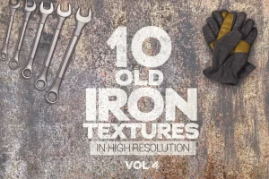 Old Iron Textures x10 Vol 4