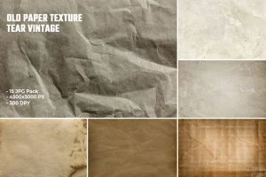 Old Paper Texture Tear Vintage Background