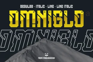OMNIGLO – A Modern Futuristic Font