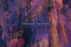 Orange Painted Texture