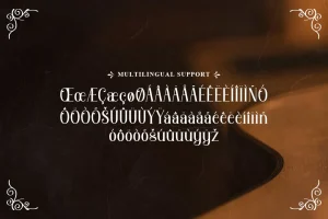 Orchard Song – Decorative Serif Font