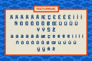 OREWA – Japanese style font