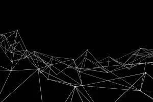 Outline Polygon with Connected Dots Backgrounds
