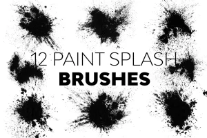 Paint Splash Brushes