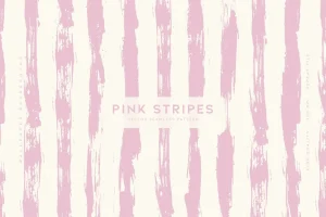 Painted Pink Stripes