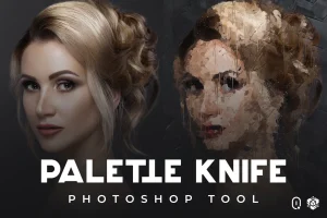 Palette Knife Photoshop Tool