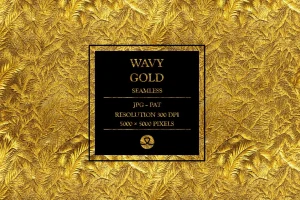 Palm Frond Gold