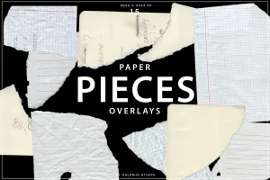Paper Pieces Overlays
