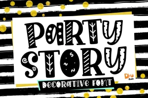 Party Story – Decorative Font