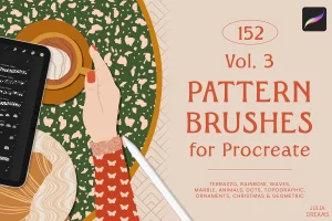 Pattern Brushes for Procreate Vol 3