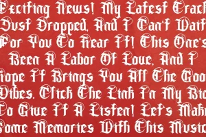 Pavisek – Medieval Blackletter Font