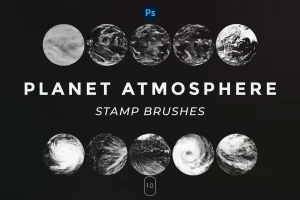 Planet Atmosphere Stamp Brushes