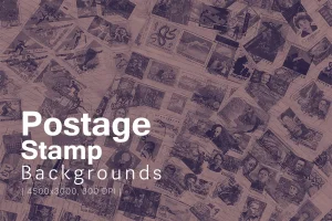 Postage Stamp Backgrounds