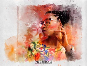 Premio 2 Watercolor Photoshop Action
