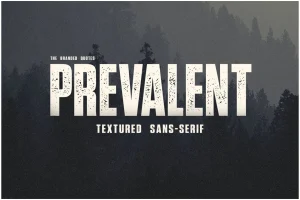 Prevalent – Textured Sans Serif