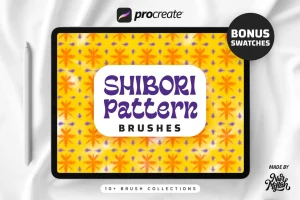 Procreate Shibori Pattern Brushes