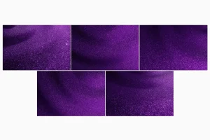 Purple Glitter Waves Backgrounds