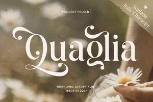 Quaglia – Branding Luxury Font