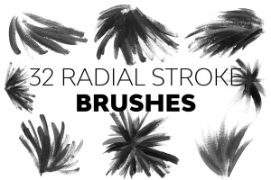 Radial Stroke Brushes