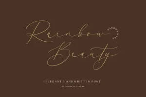 Rainbow Beauty – Wedding Font