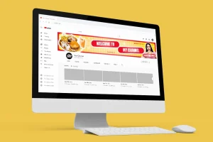 Rakus – Food Mukbang Youtube Banner & Canva Templa