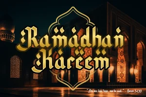 Ramadhan Tsania Arabic Decorative Font