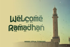 Ramadhanica Decorative Font Display