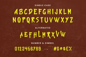 Ranch Field Scary Display Font