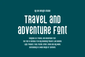 Ranguna – Travel & Adventure Font
