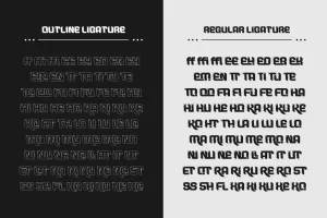 RAXON – Futuristic Font