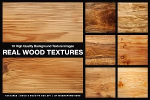 Real & Natural Wooden Texture