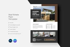 Real Estate Flyer Template Design