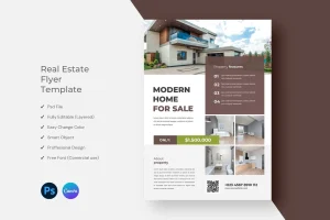 Real Estate Flyer Template Design