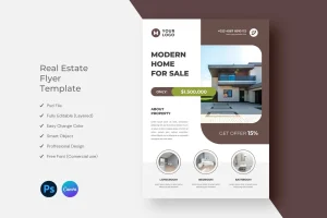Real Estate Flyer Template Design
