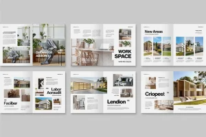 Real Estate Magazine Template