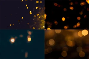 Realistic Light Bokeh Overlays