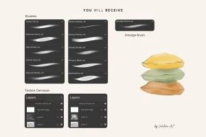Realistic Procreate Marker Brushes