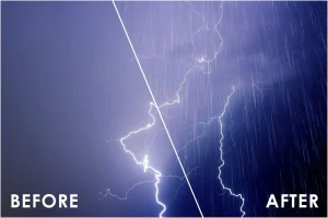 Realistic Rain Photo Overlays