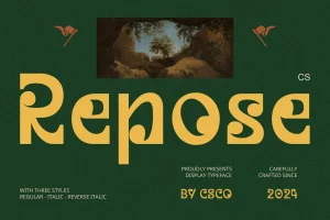 Repose – Decorative Font